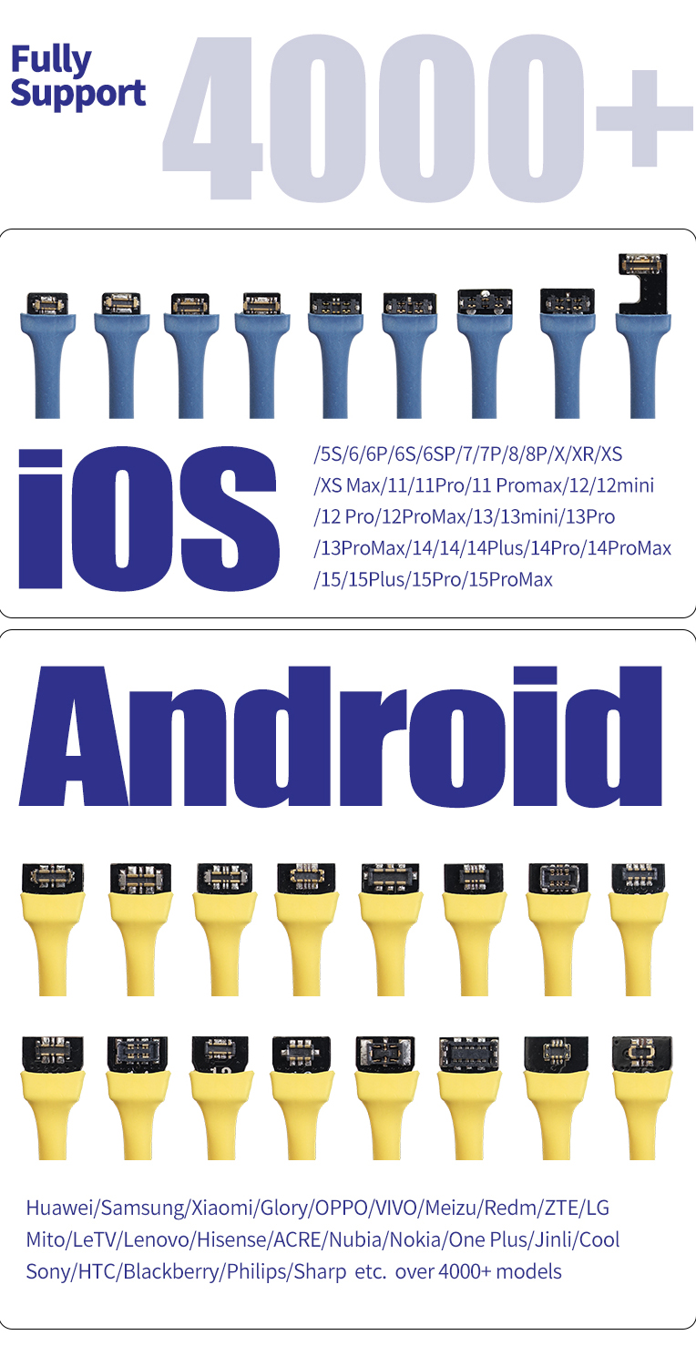 MECHANIC iBoot AD Max Power Supply Test Cable Android One Button Boot ...