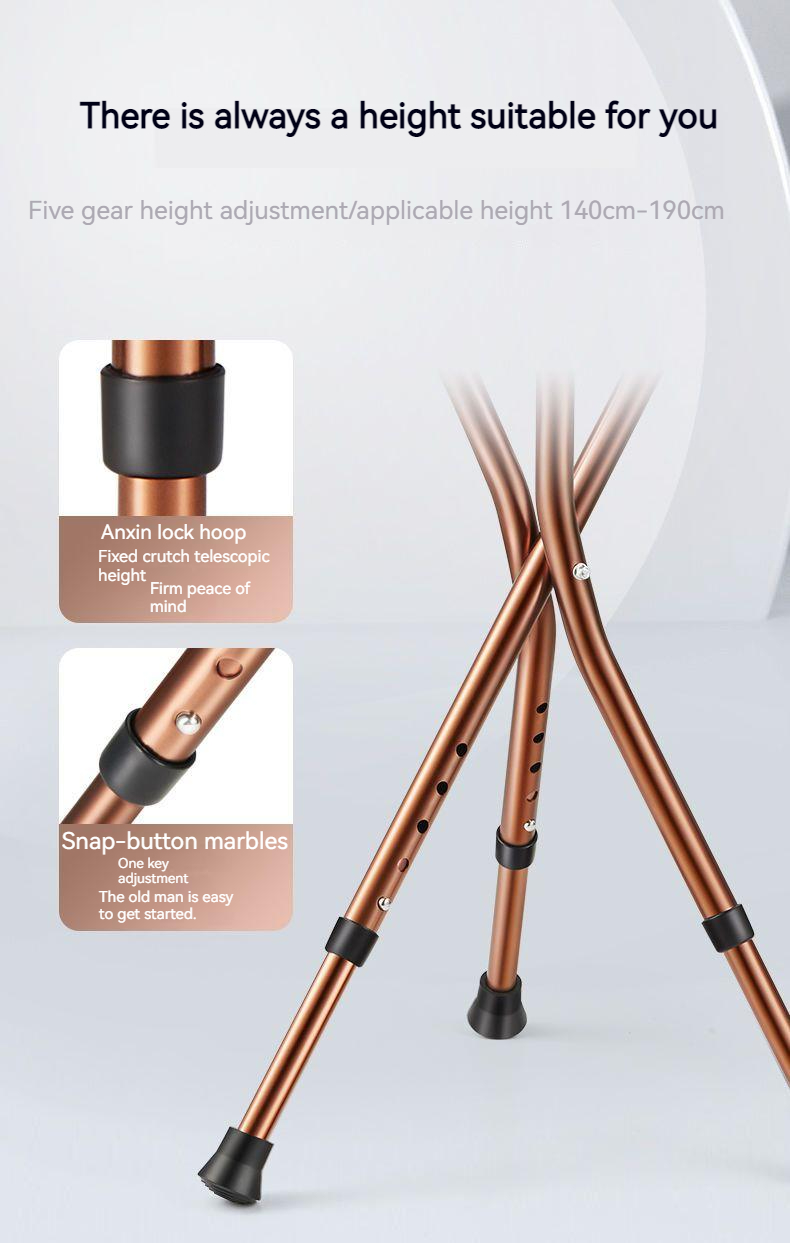 Multifunctional 2-in-1 cane chair stool cane stable four legged anti ...