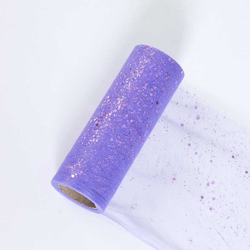 15cm*10yards Multicolor Glitter Tulle Rolls Sequin Tulle Organza DIY ...