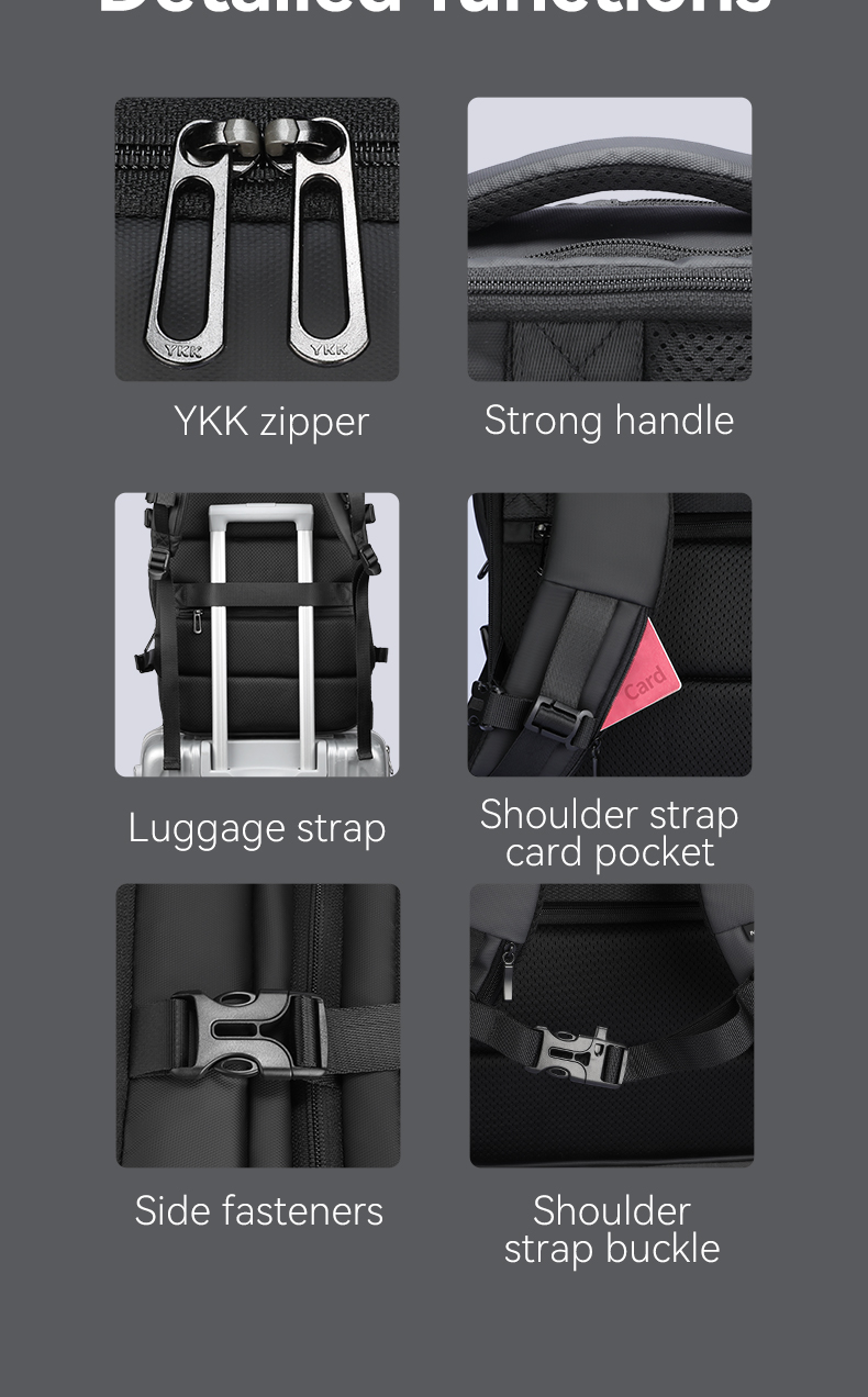 Mark Ryden Expandable Large Capacity Backpack For Men Bagpack Fit 17.3 ...