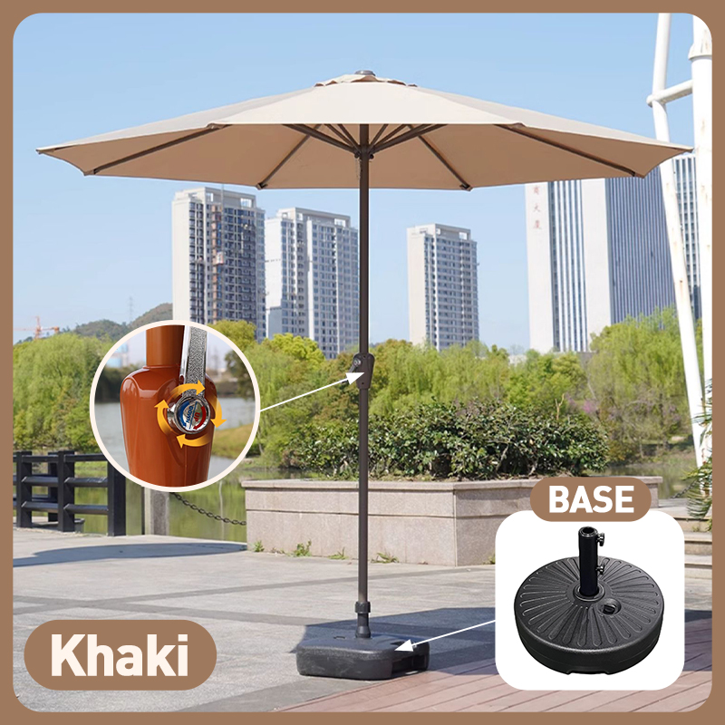 Garden umbrellas Sunshade Umbrella-2.7m Outdoor Parasol Middle column ...
