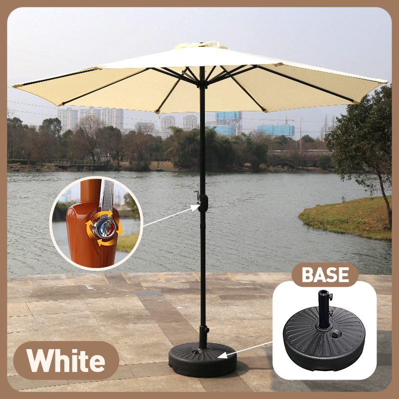 Garden umbrellas Sunshade Umbrella-2.7m Outdoor Parasol Middle column ...
