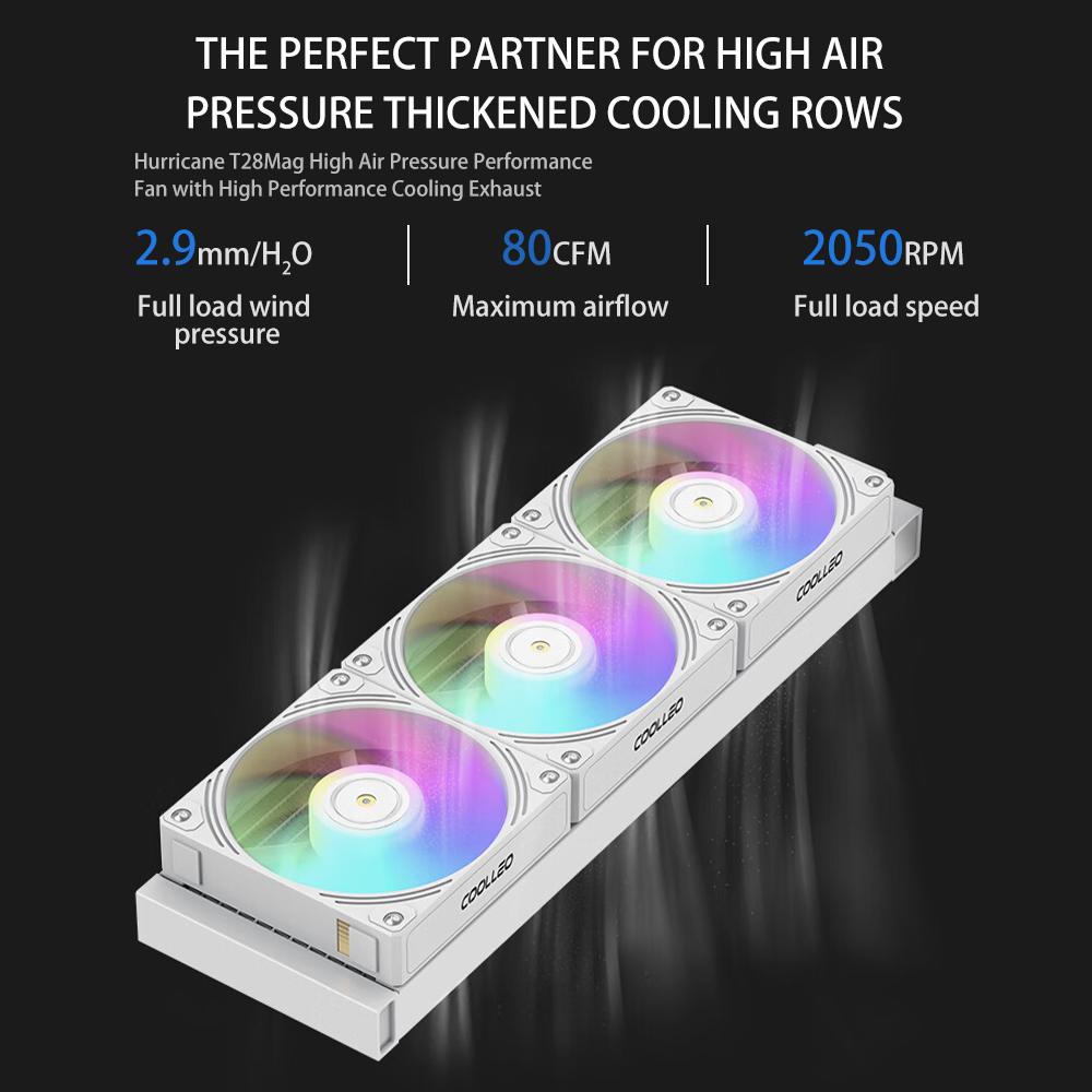 Coolleo ICE FAIRY Digital 360 ARGB CPU Aio Cooler Intelligent ...