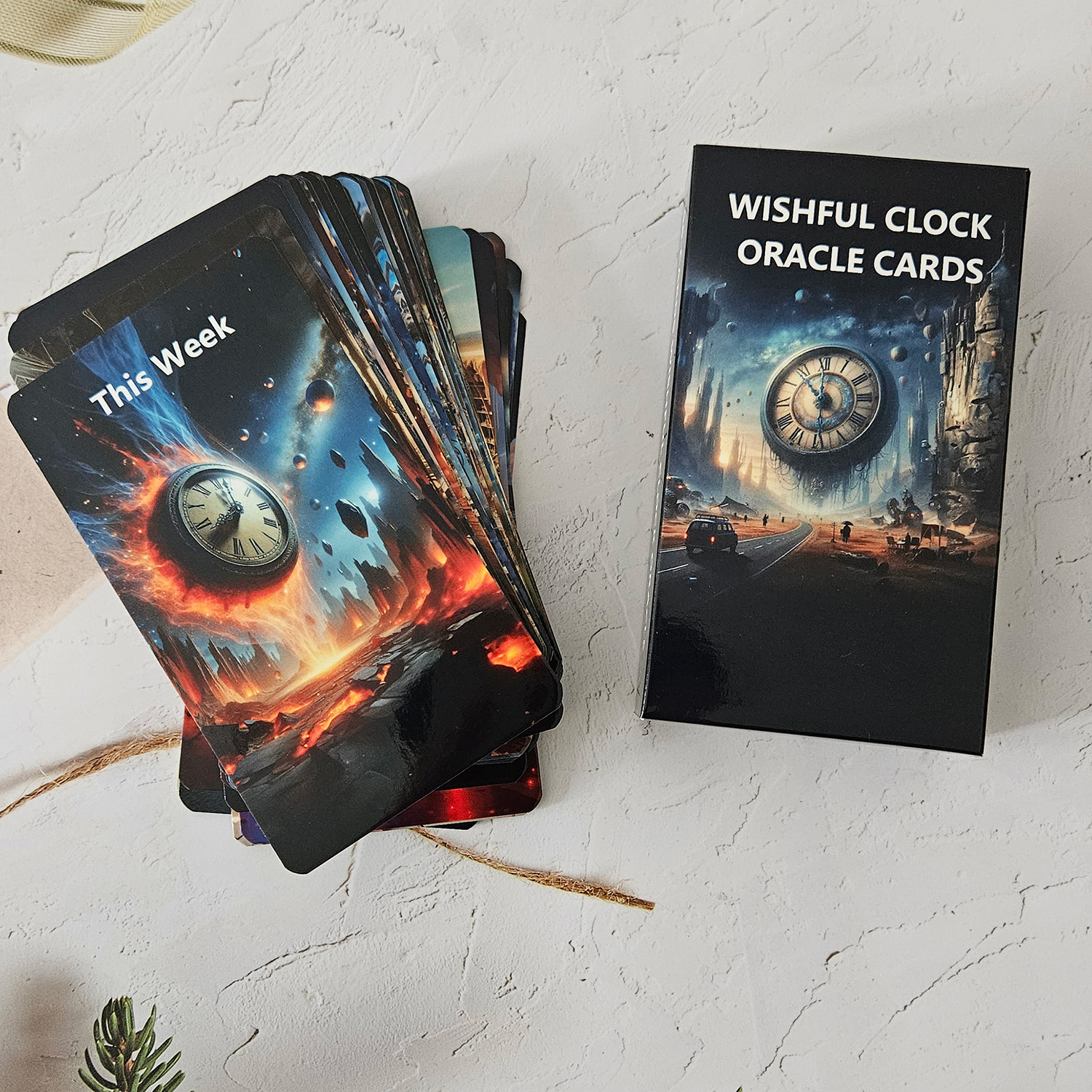 New clock oracle 56PCS wish fulfillment time prediction divination ...