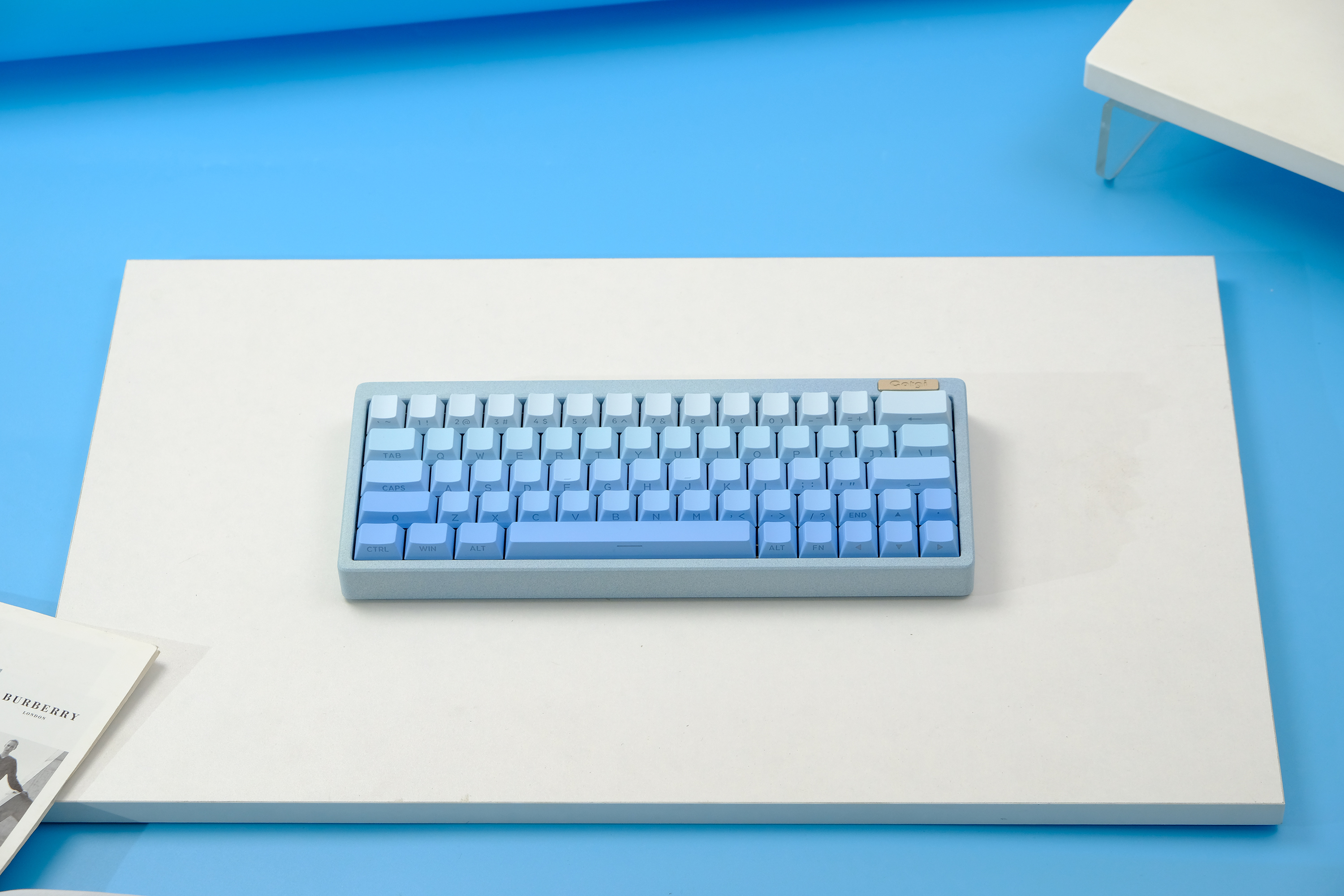 130 Keys Gradient Light Side Transmission Keycaps PBT Double-shot ...