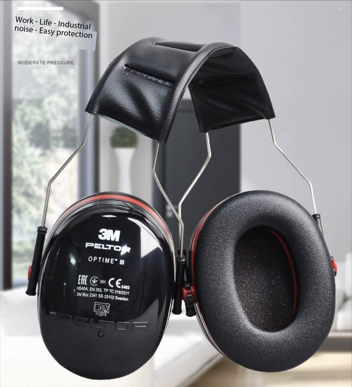 3M Peltor Optime H540A III Ear Muffs Headband Ear Defenders H540A ...