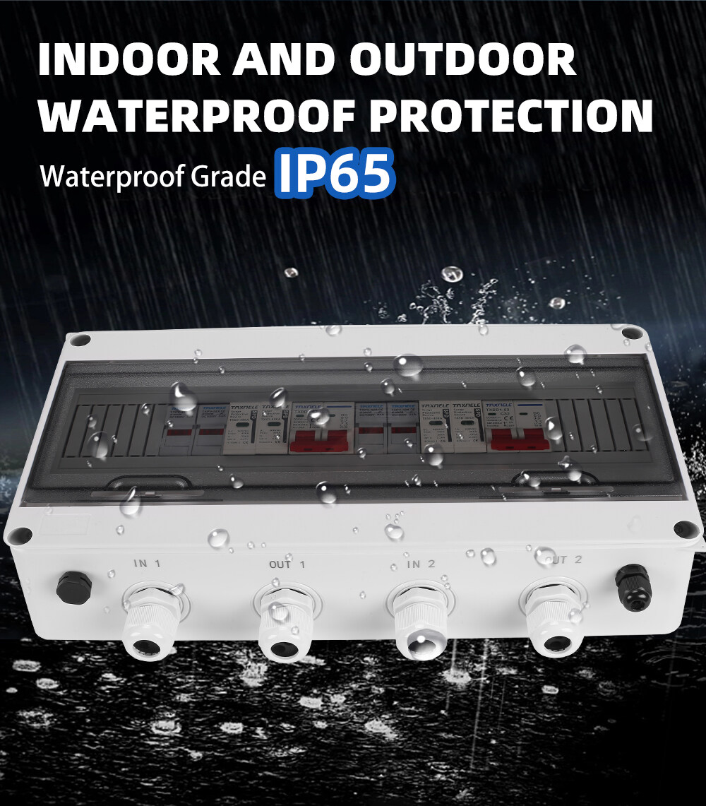 PV Combiner in out Solar photovoltaic DC 600V Surge Lighing Protection