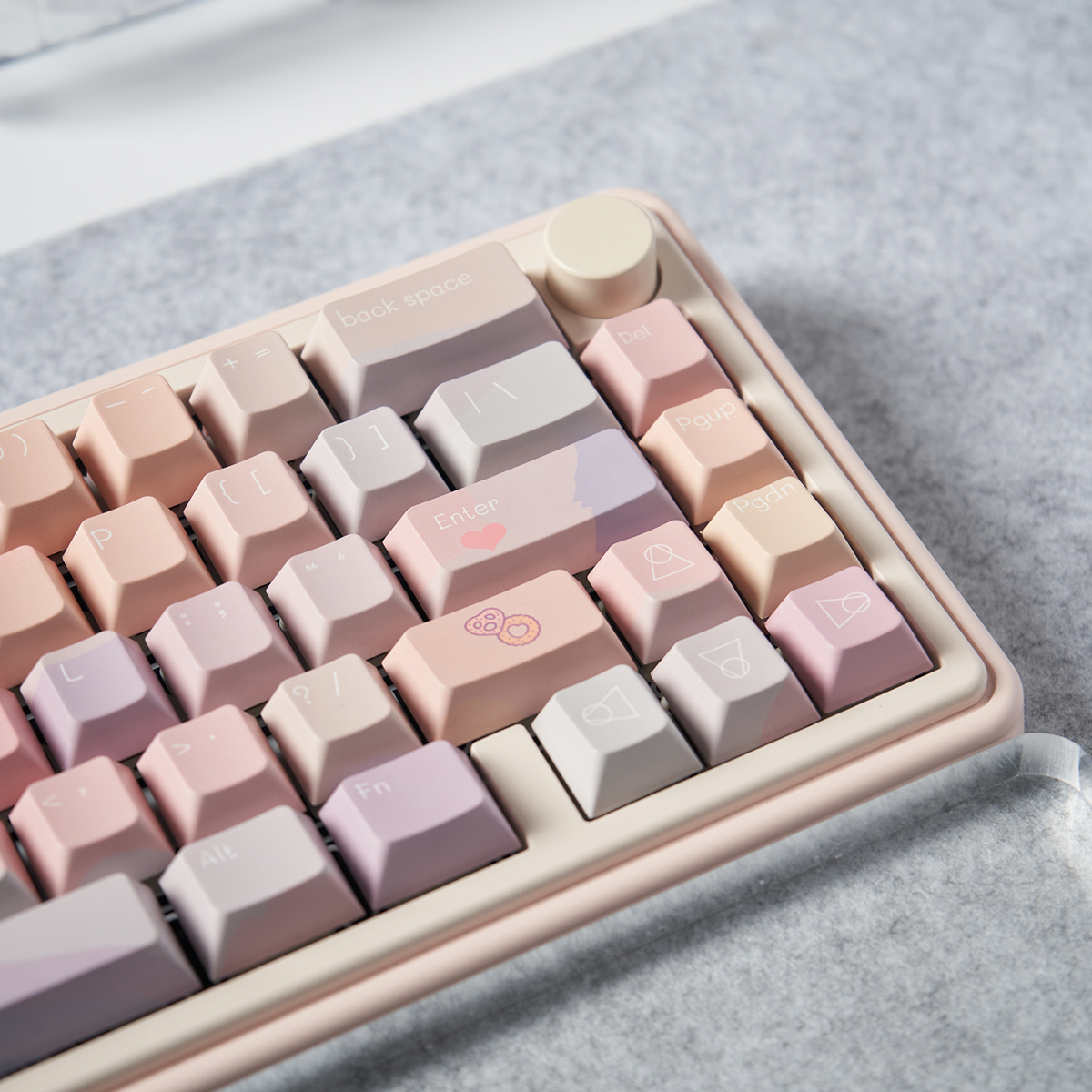 PBT Keycaps Dye-Sublimation Dopamine Keycaps 131Keys/Set Cherry Profile ...