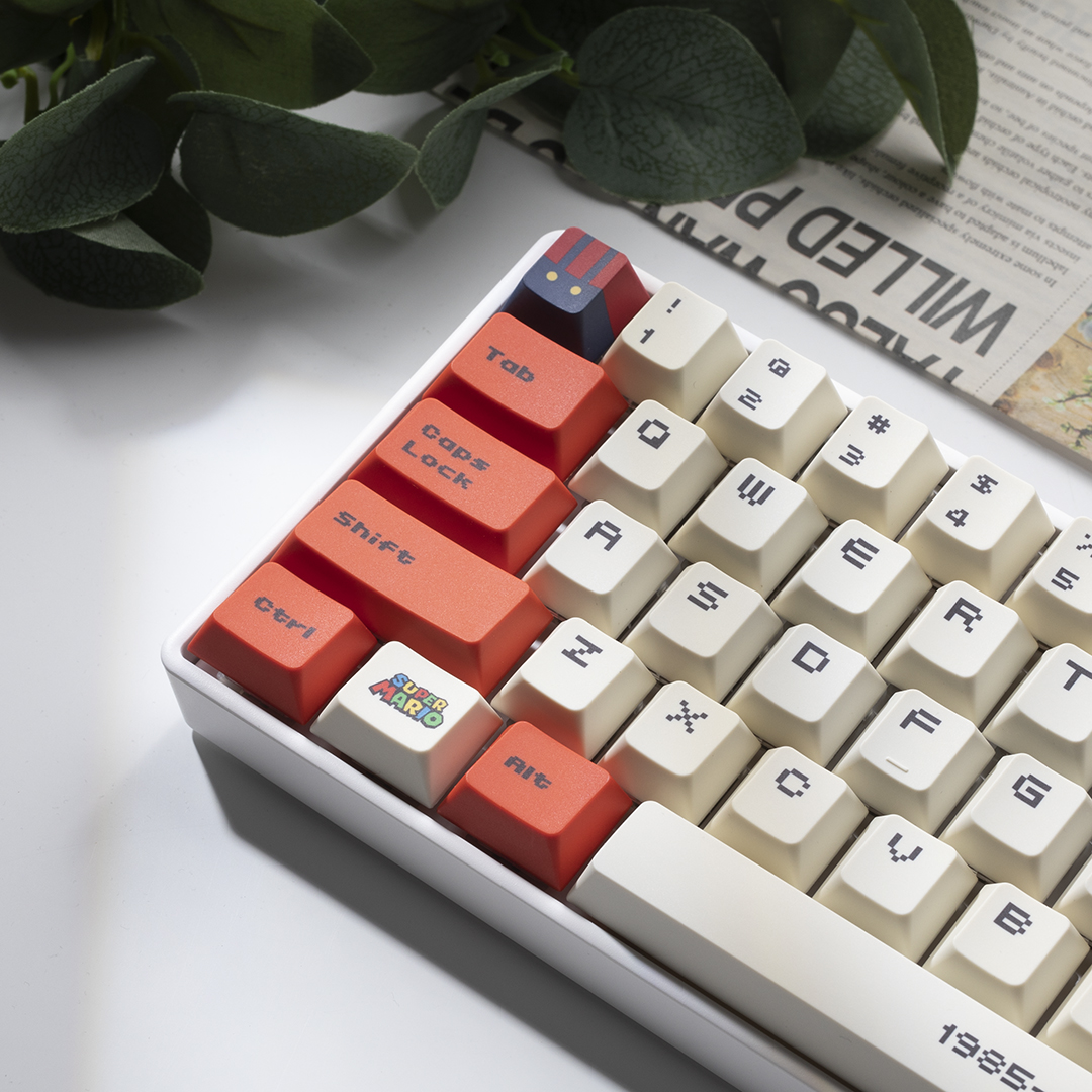 OEM Profile PBT Mario Keycaps 120Keys/Set Custom Keycaps for Gateron ...