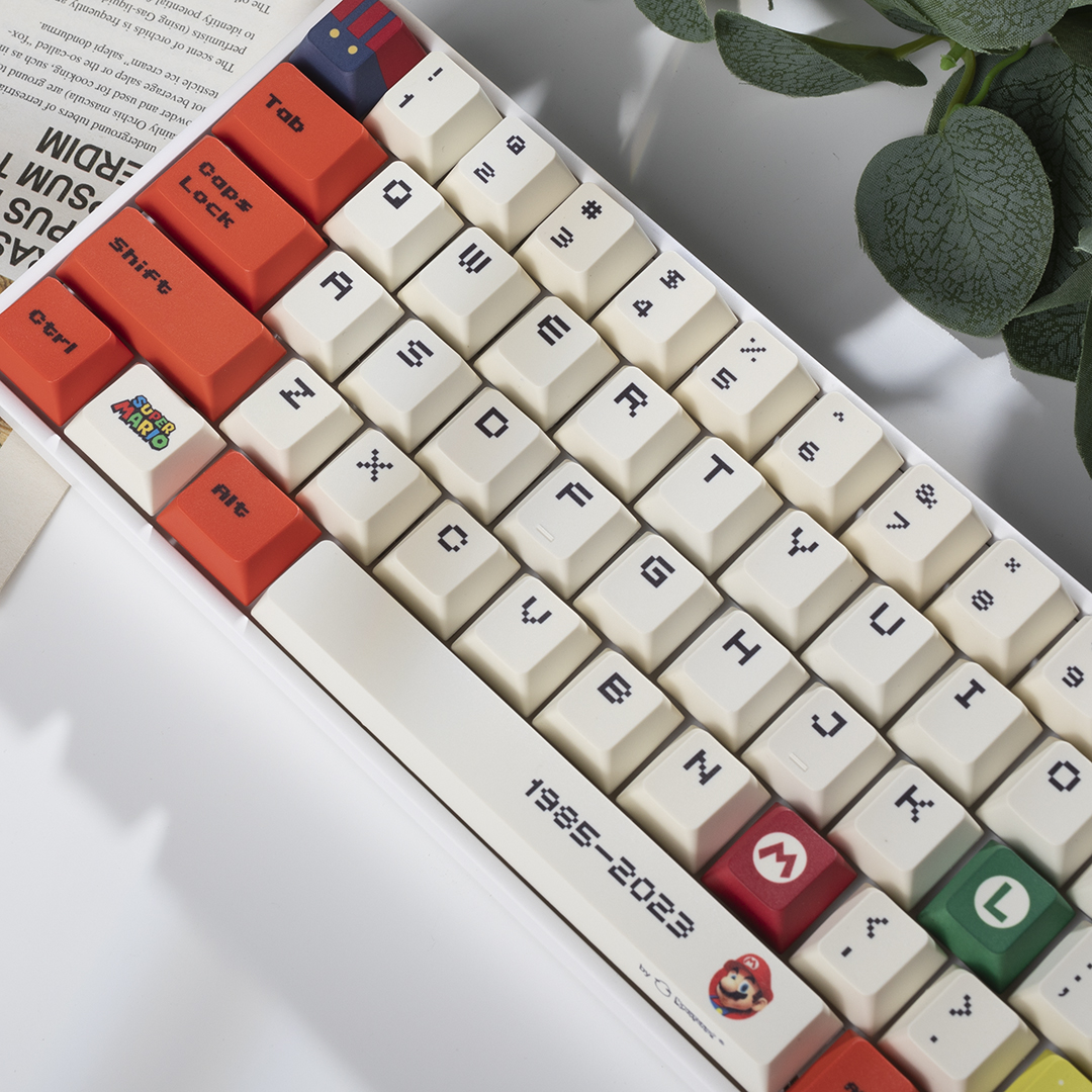 OEM Profile PBT Mario Keycaps 120Keys/Set Custom Keycaps for Gateron ...
