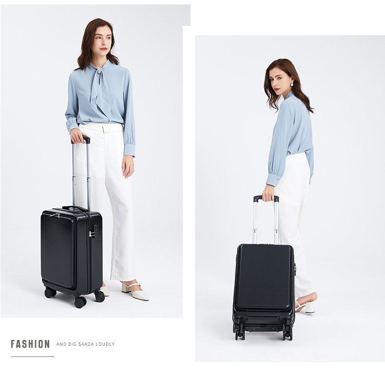 20Inch Hand Carry Luggage With Laptop Compartment Cabin Luggage Travel