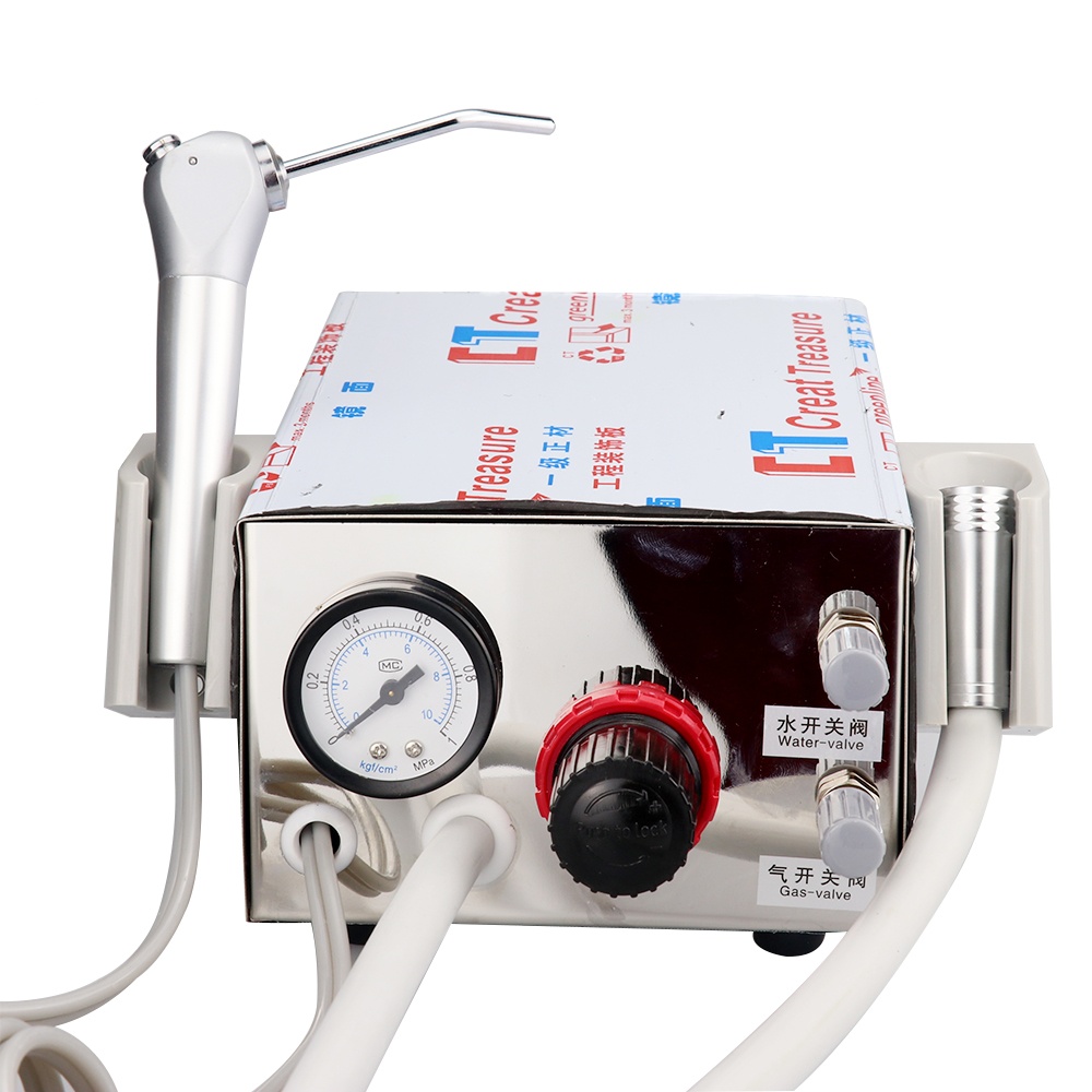 Dental Air Portable Turbine Unit Work With Air Compressor 3 Way Syringe ...