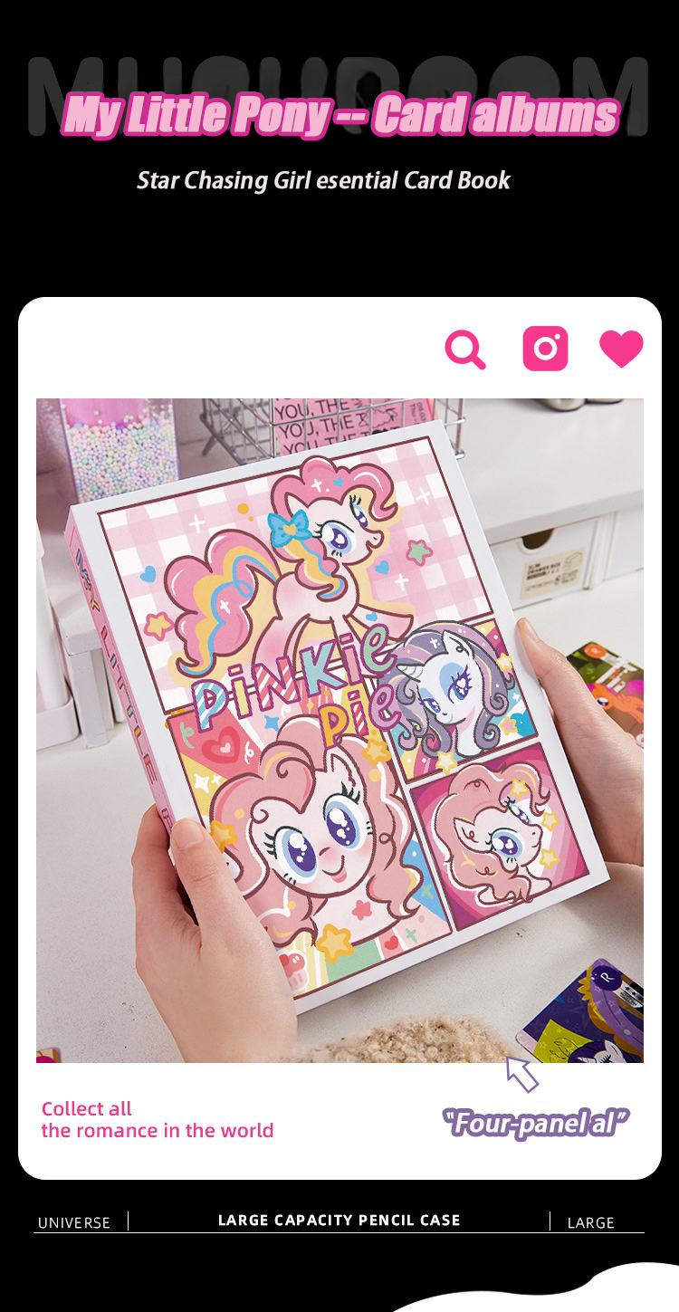 My Little Pony Card Album collectible books ins style kids birthday ...