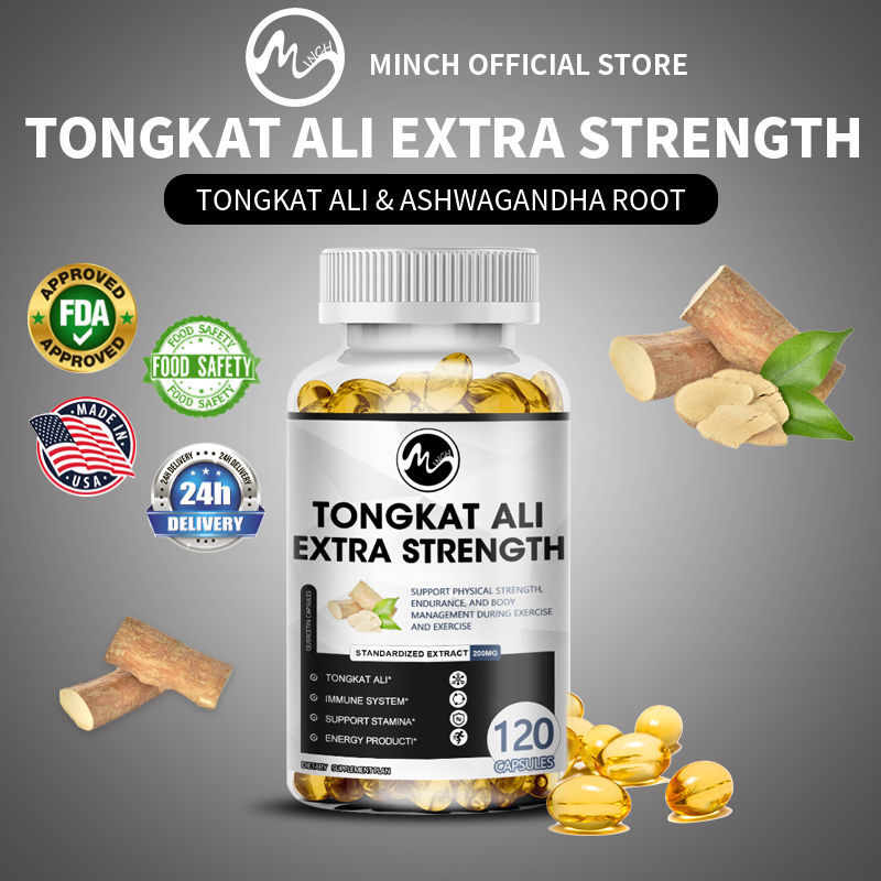 Minch Tongkat Ali Capsule Extract Ginseng Root for Enhancing Function
