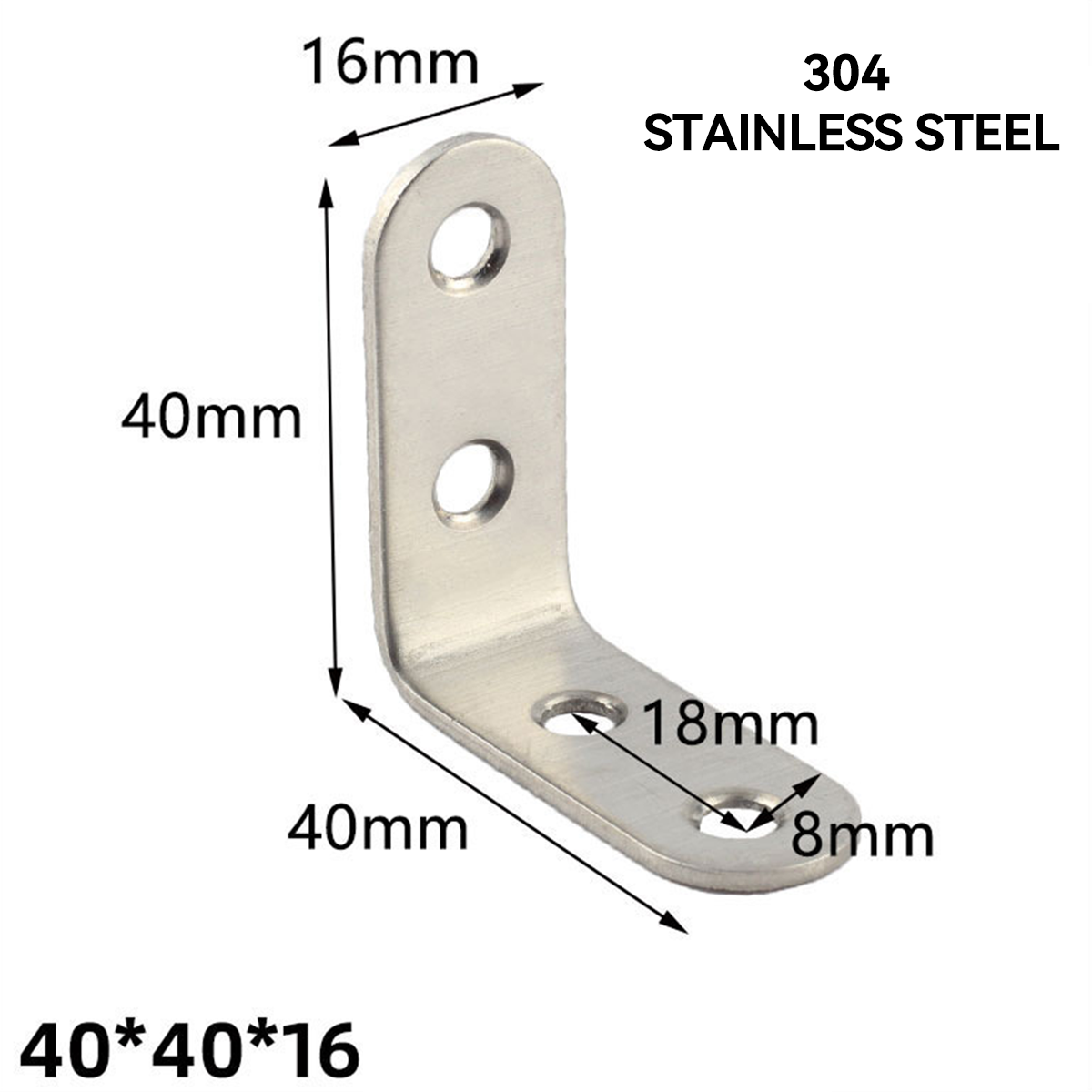 High Quality Stainless Steel Corner Braces Connector L Shaped Angle ...