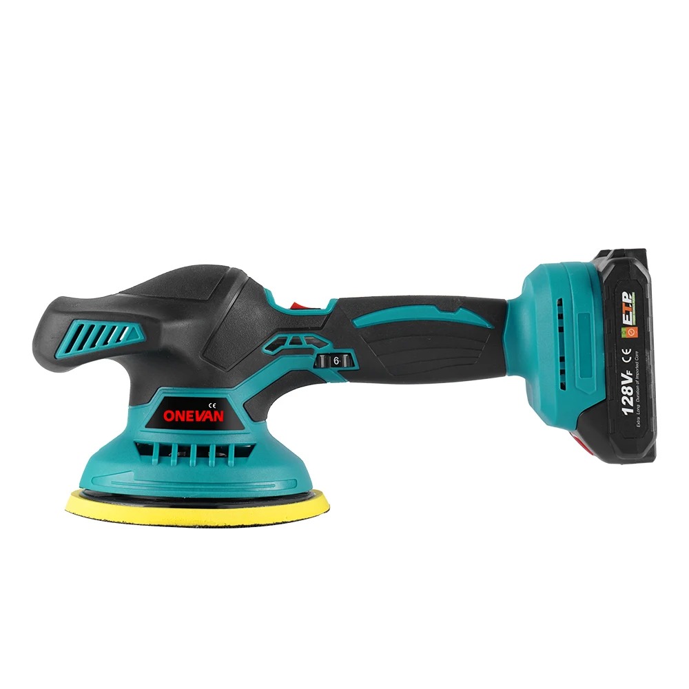 ONEVAN 6Inch Electric Polisher Buffing Machine Wireless Automobile Car ...