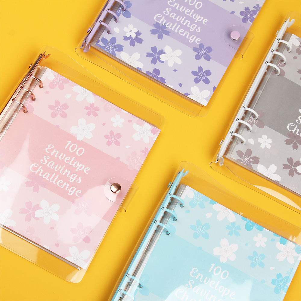 100 Days Save Money Saving Challenge This PVC Cash Savings Binder ...