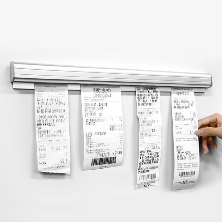 Kitchen Paper Tab Clip Organizer Single-Order Grabber Tab Hanging Rack ...