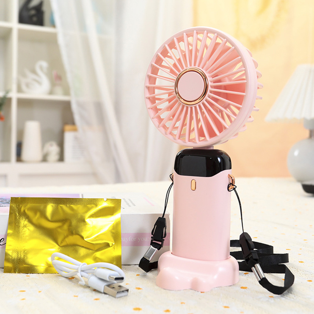 Mini Rechargeable Electric Fan Foldable Handheld Fan with Mist Spray ...