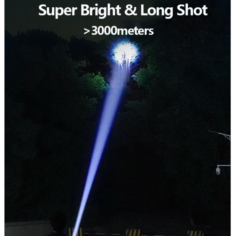 Smiling Shark SD7004 Yellow Light Torch Light 2 in 1 M77 8400LM ...