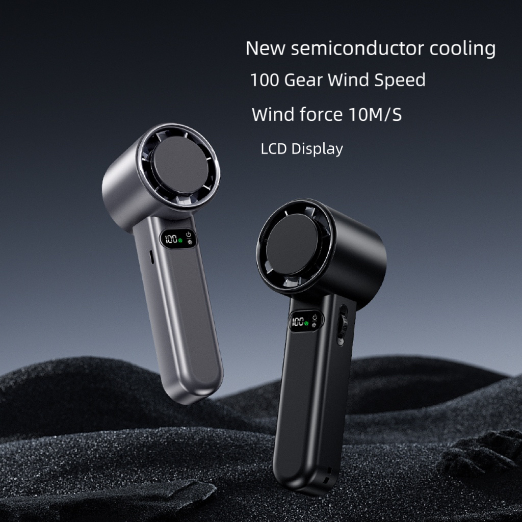 Portable Cooling Hand Fan - 1200mah Rechargeable Mini Air Cooler