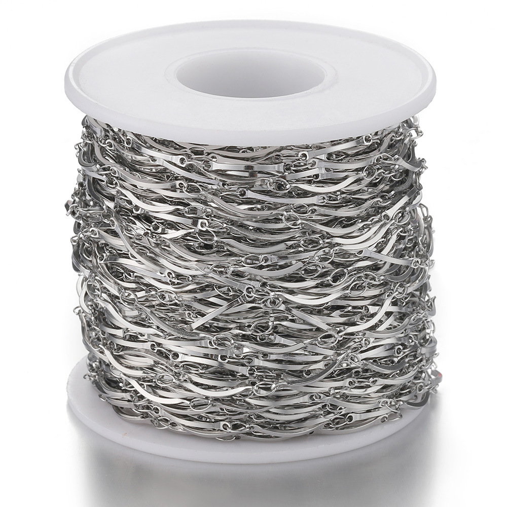 1Meter 2Meter Stainless Steel Stick Chains for Jewelry Making Bracelet ...