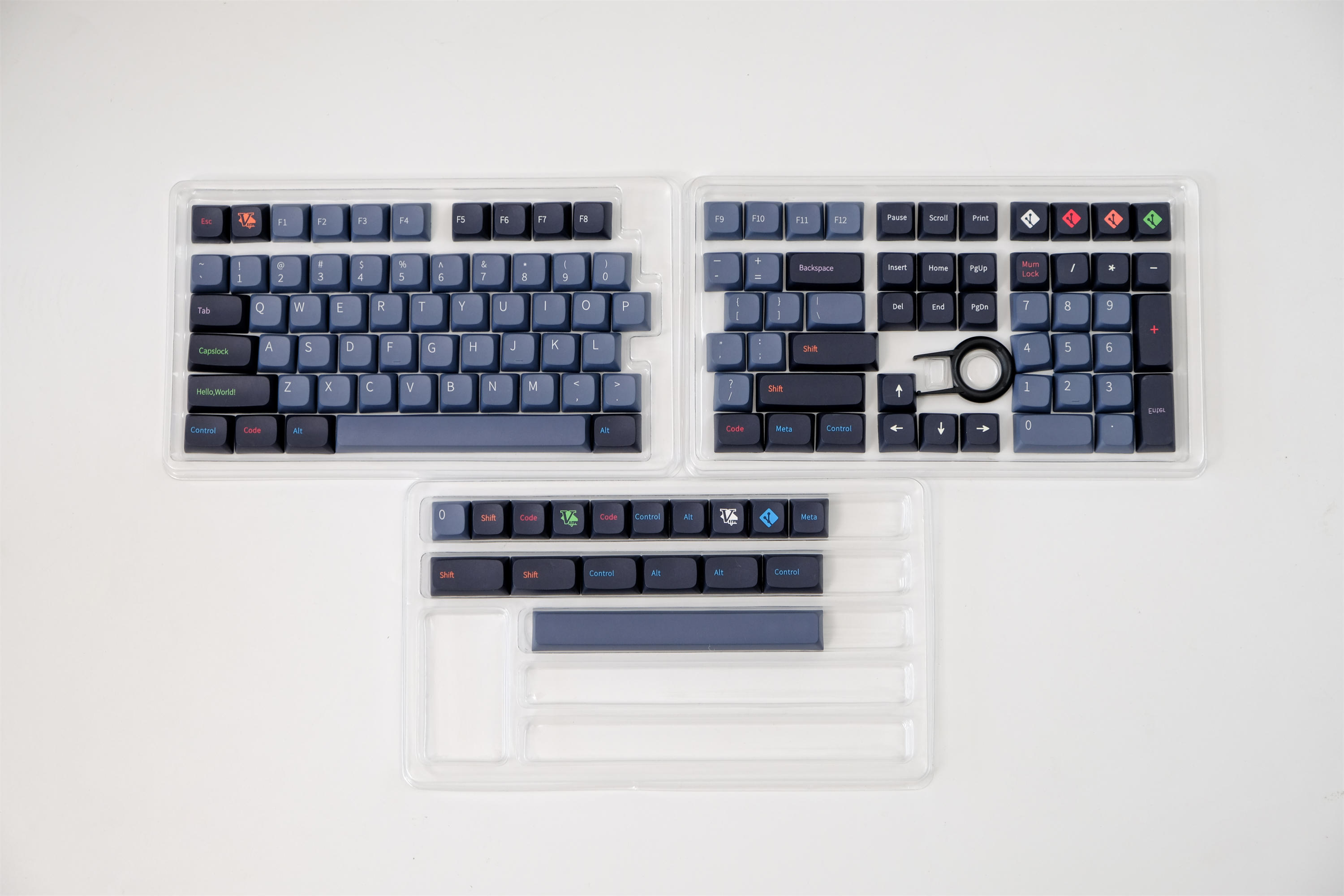 Programmer Keycap 126 Keys PBT Material XDA Profile DYE-SUB ...