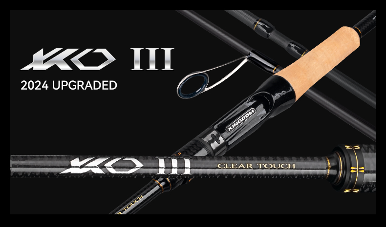 Kingdom KO-III Fishing Rods 2 Section All FUJI Accessories Travel Ultra ...