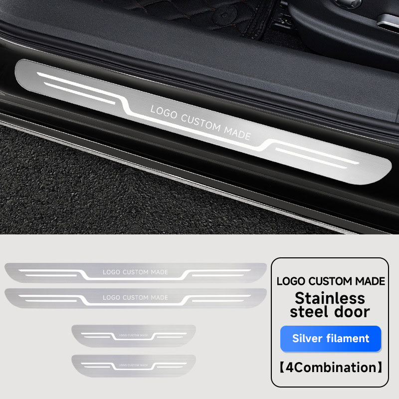 Ford car stainless steel threshold strip anti stepping and anti ...