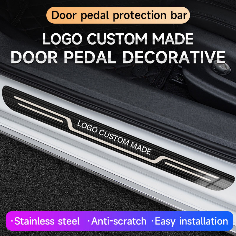 Ford car stainless steel threshold strip anti stepping and anti ...