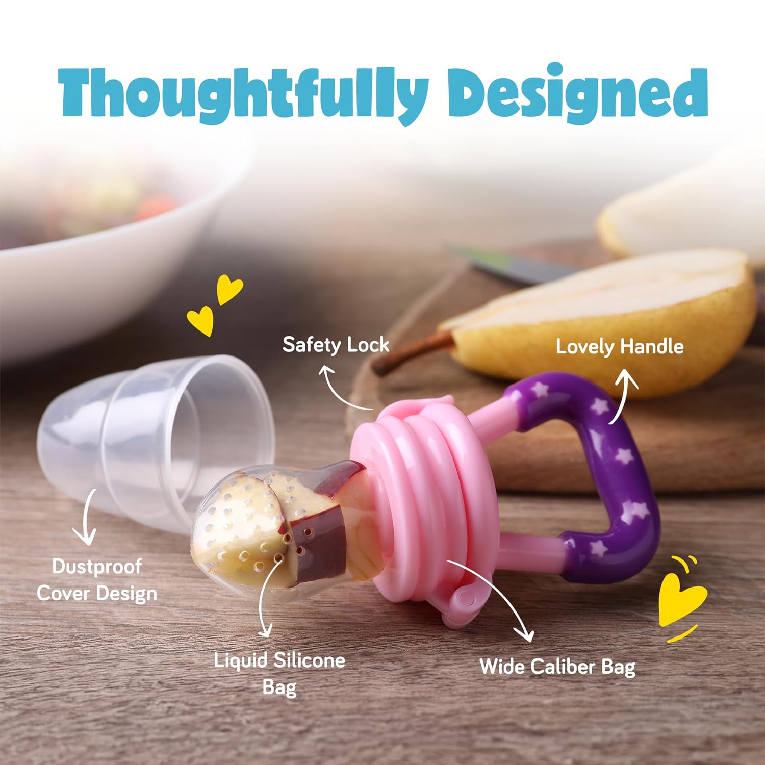 1PC Baby Fruit Pacifier Feeder Mesh Teethers for Babies Silicone ...