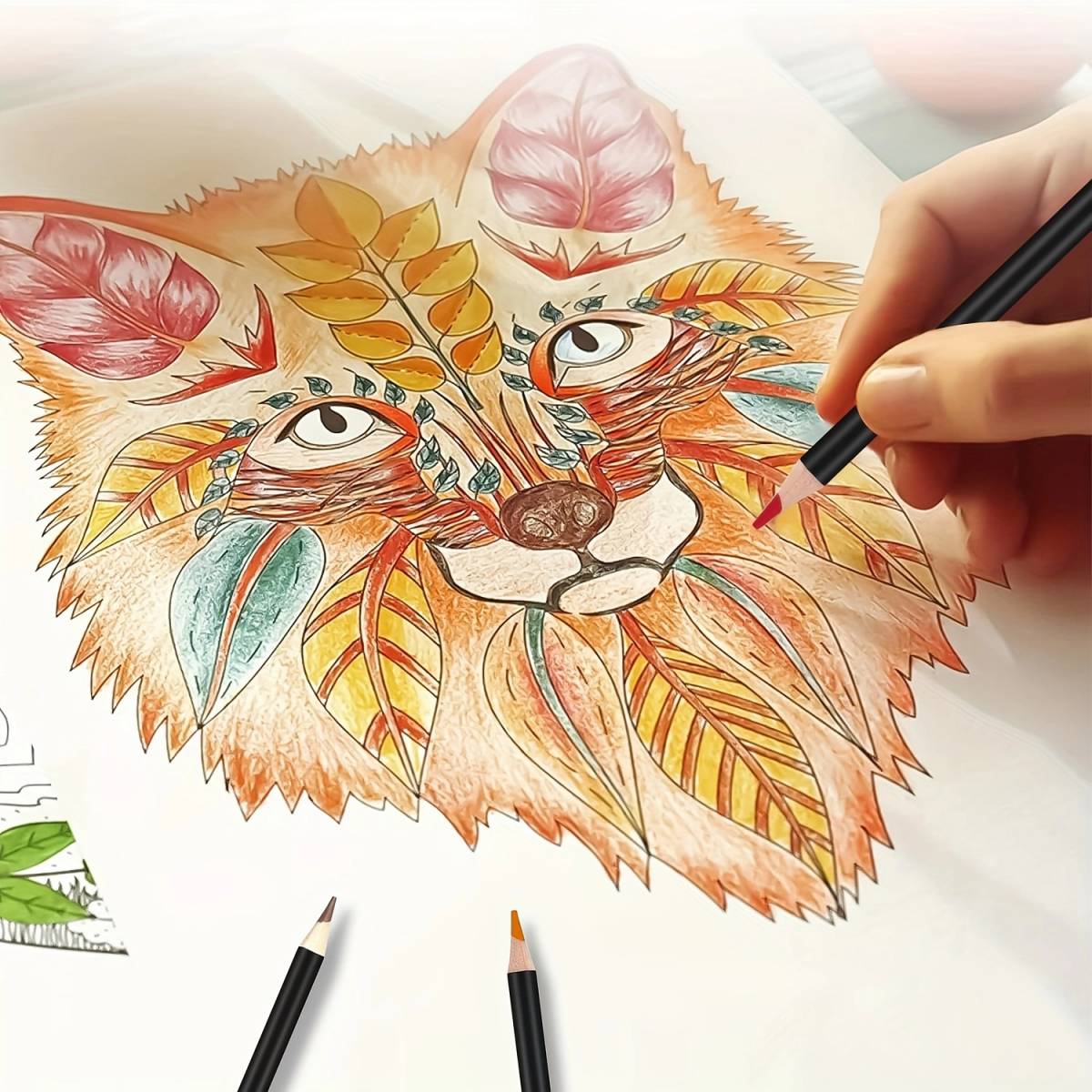 72-Color Colored Pencils for Adult Coloring Books, Back to School ...