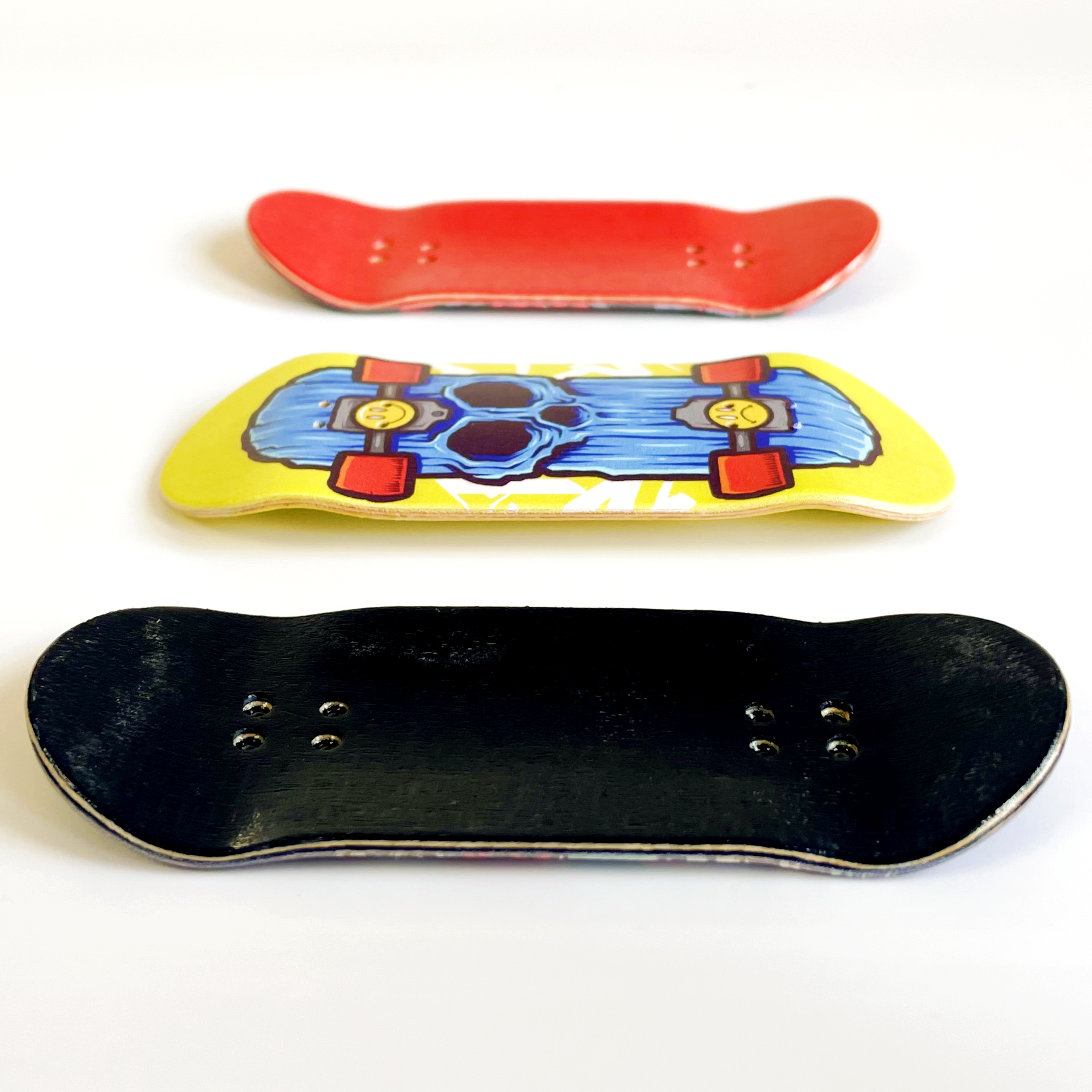 36mm Pro Wooden Finger Skateboard Deck For Girls With Street Trucks And Bearings B0dnys1czm74