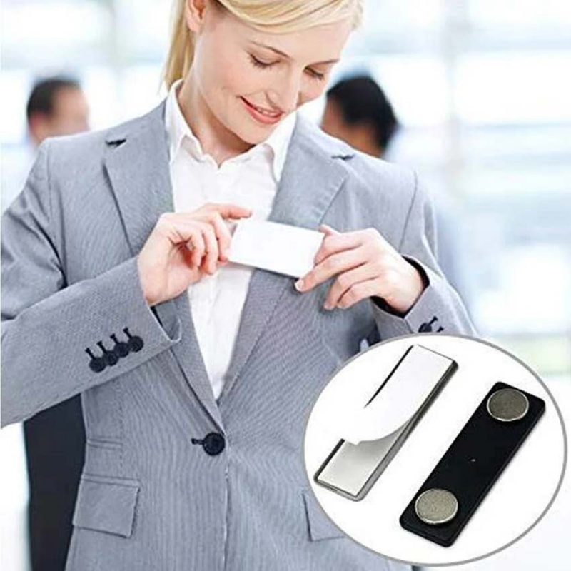 100/200/300pcs Magnetic Badge Nameplate/Adhesive Magnet/Name Tag ...