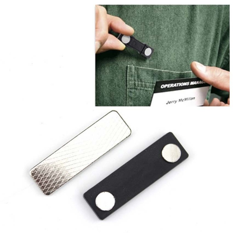 100/200/300pcs Magnetic Badge Nameplate/Adhesive Magnet/Name Tag ...