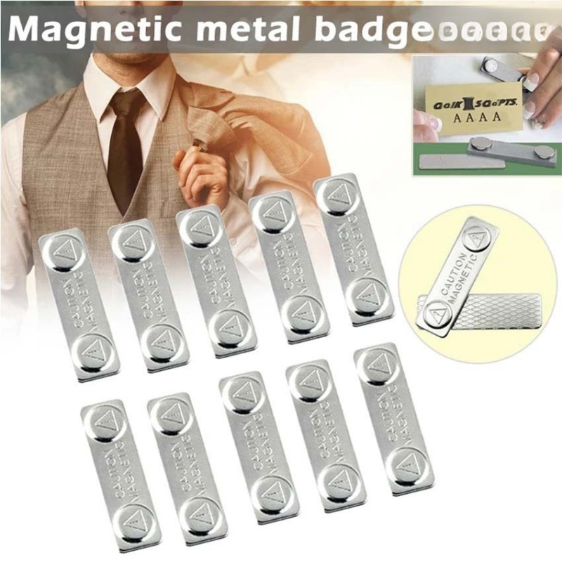 100/200/300pcs Magnetic Badge Nameplate/Adhesive Magnet/Name Tag ...