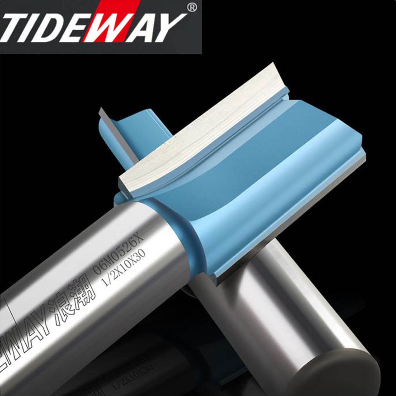 Tideway Industrial Grade Woodworking Slotting Router Bit Metric Double ...