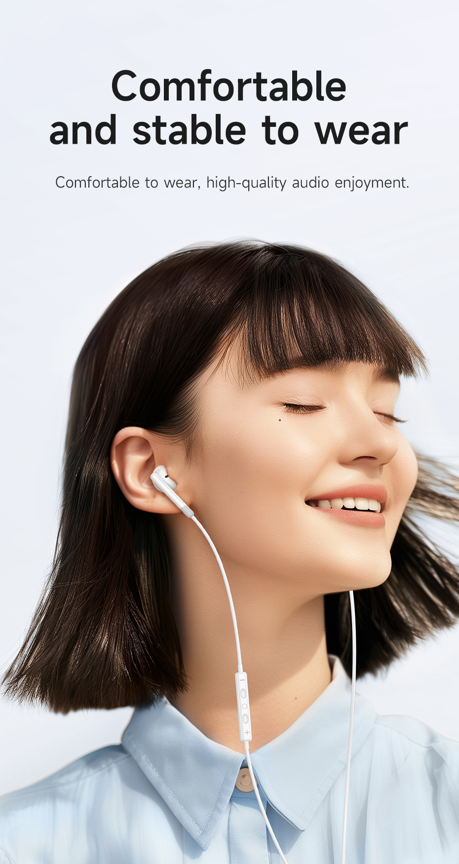 Hoco. M109 3.5mm Jack Wired Earphones With Microphone Universal | Shopee  Philippines