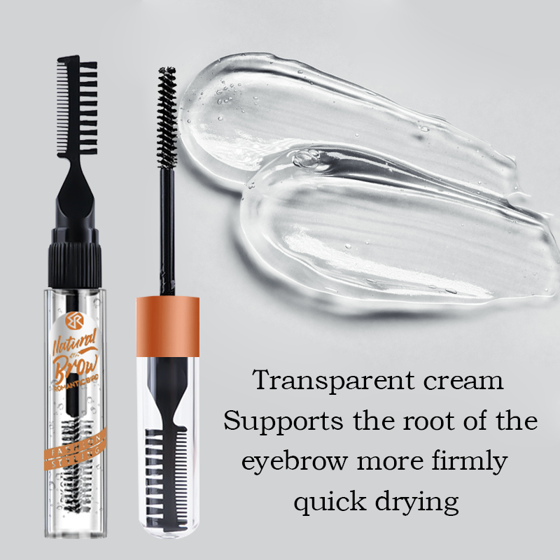Double-headed Eyebrow Comb Eyebrow Styling Cream Colorless Styling ...