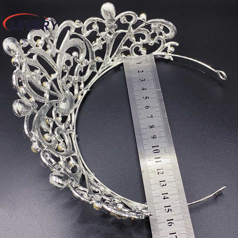 Levery Rhinestone Wedding Crown Tiara Crystal Tiara Pageant Hair ...