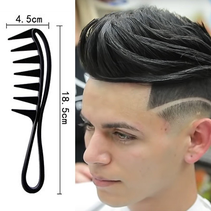 SEVICH Double-sided Wide Tooth Texture Comb Curly Hair Antistatic Shark ...