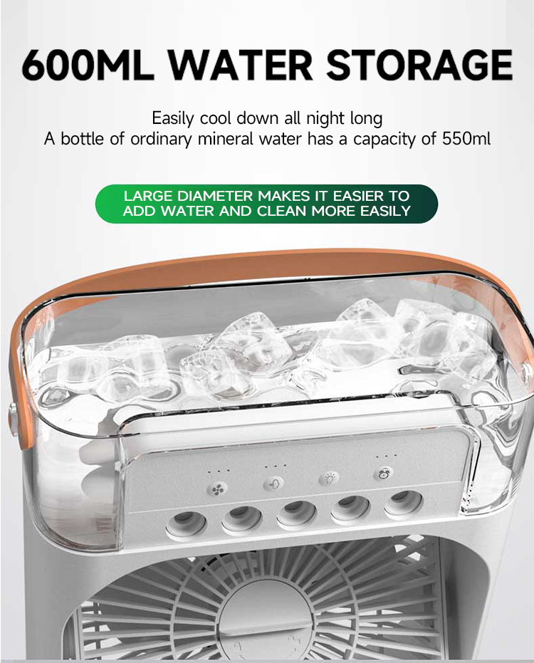 Yowxii Powerful Air Cooler Fan Air Conditioner USB With Handle