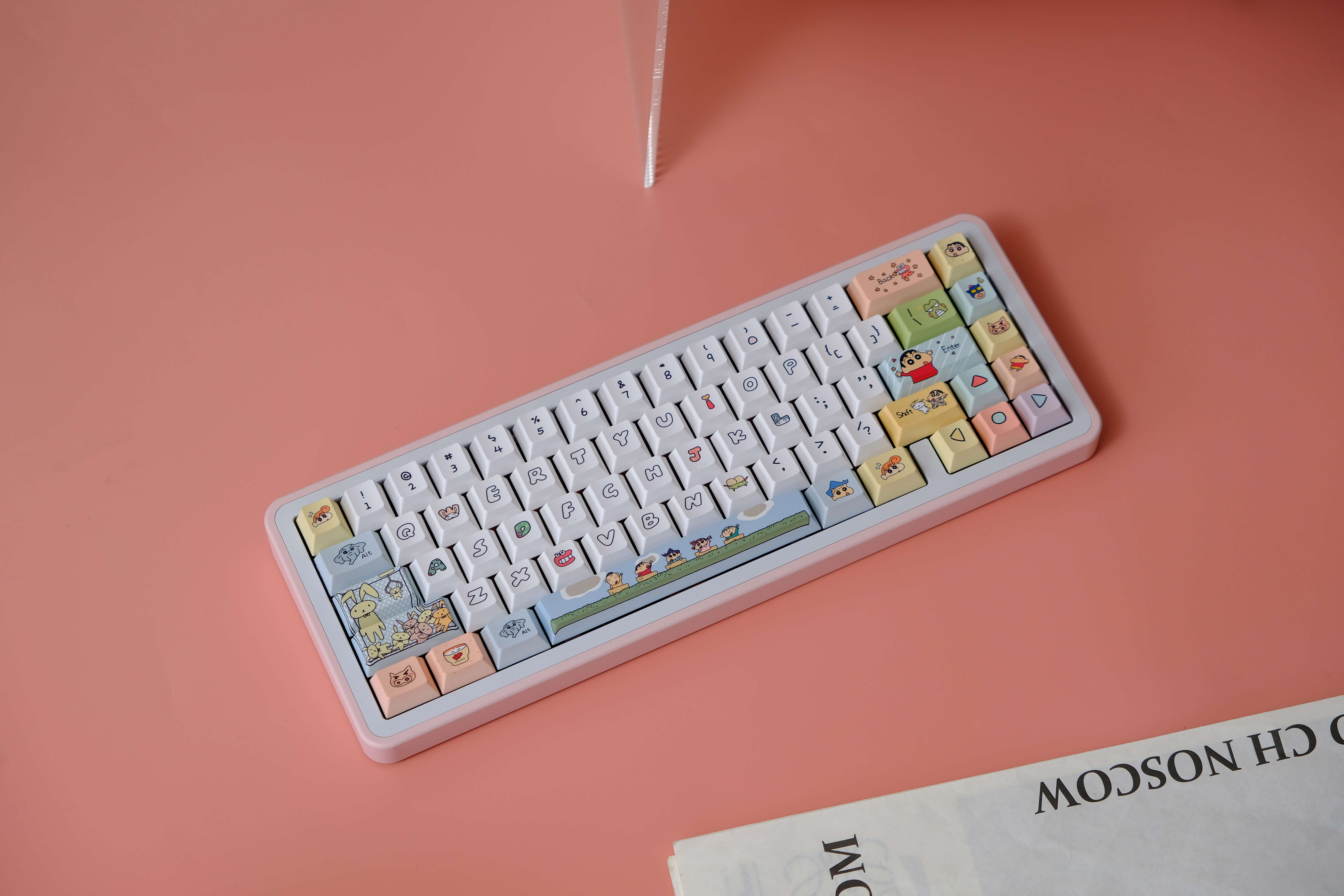 Crayon Shin-chan Keycap 151 Keys PBT Material Cherry Profile DYE-SUB ...