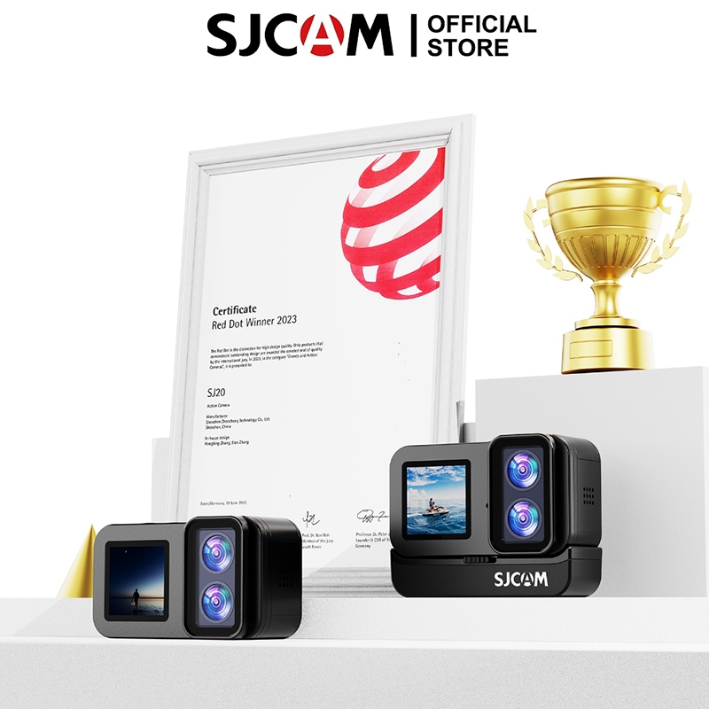 SJCAM SJ20 Action Camera Dual Lens 4K Dual Touch Screen 6-Axis Anti ...