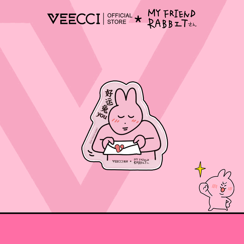 VEECCI*MY FRIEND RABBIT Headbands, mirrors, stickers, refrigerator ...