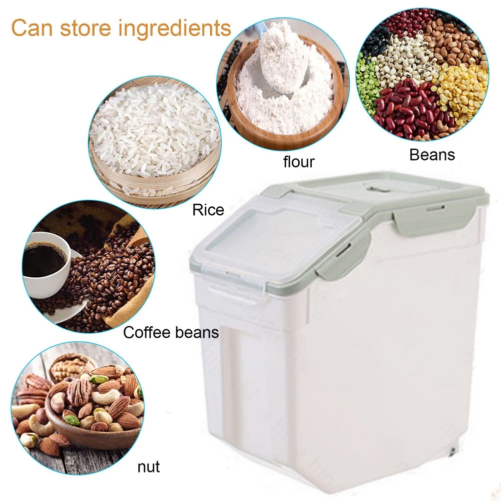 Multiple Function Food Storage Organizer Rice Storage Rice Container ...