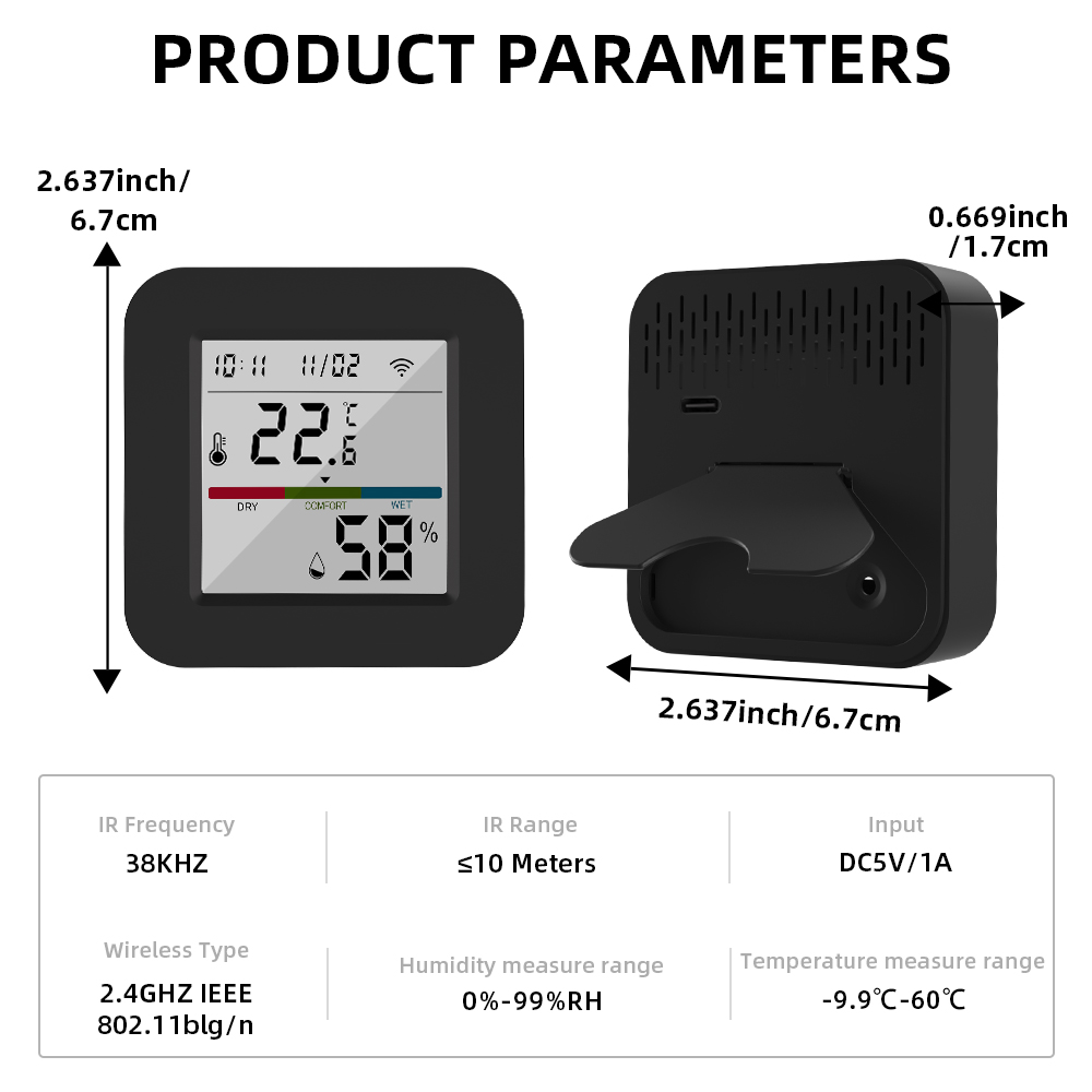 Tuya Smart University Infrared Remote Control, with TV/Air Conditioning ...