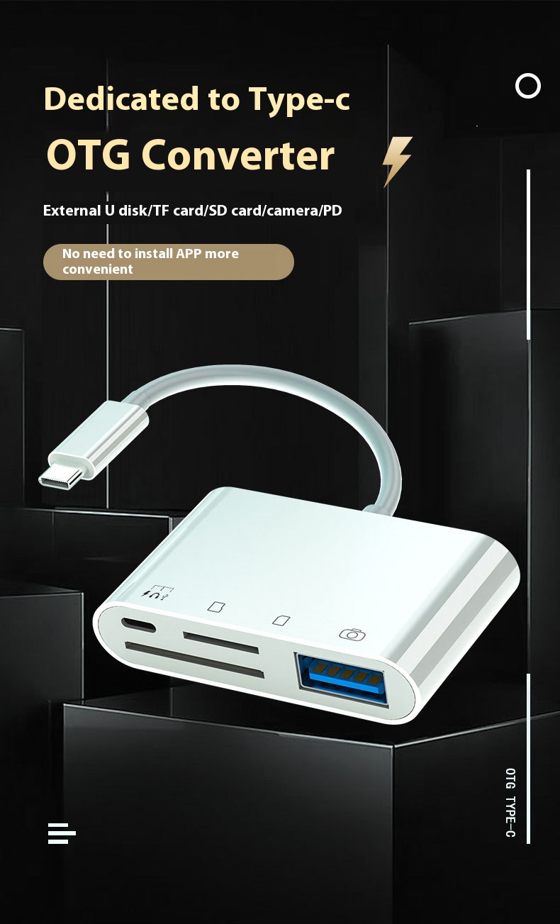 GW 4-in-1 Multifunctional Card Reader Type-C Docking Station High Speed ...