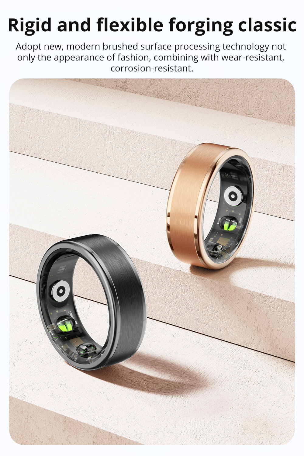 COLMI Smart Ring R03 Blood Oxygen 5ATM Waterproof Wear-Resistant ...