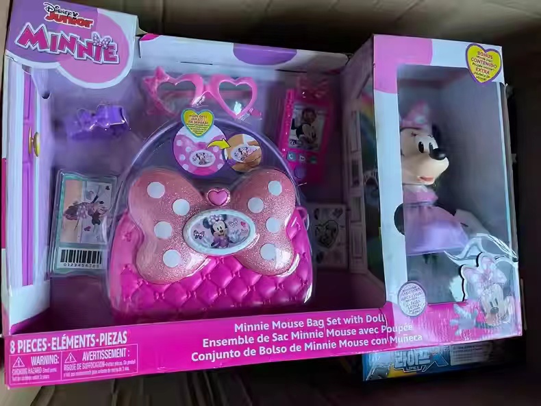 Disney Junior Minnie Mouse Bowfabulous Bag Set, Piece Pretend